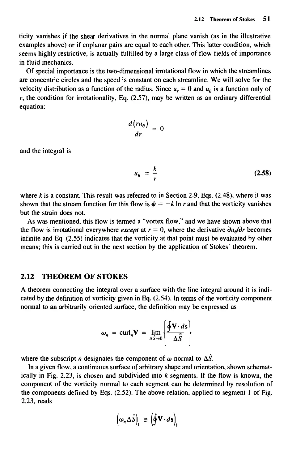 2.12 - Theorem of Stokes