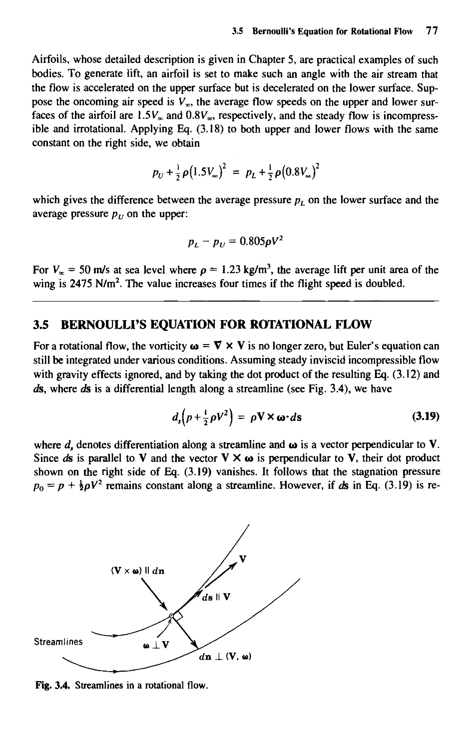 3.5 - Bernoulli's Equation for Rotational Flow