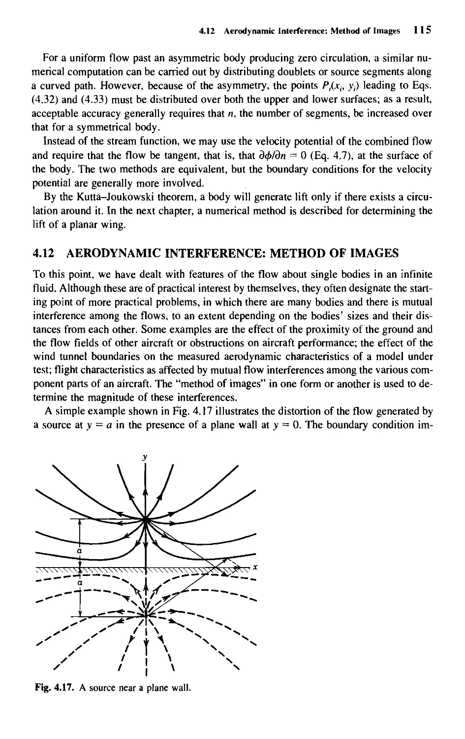 4.12 - Aerodynamic Interference: Method of Images