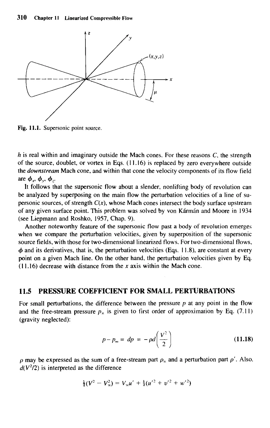 11.5 - Pressure Coefficient for Small Perturbations