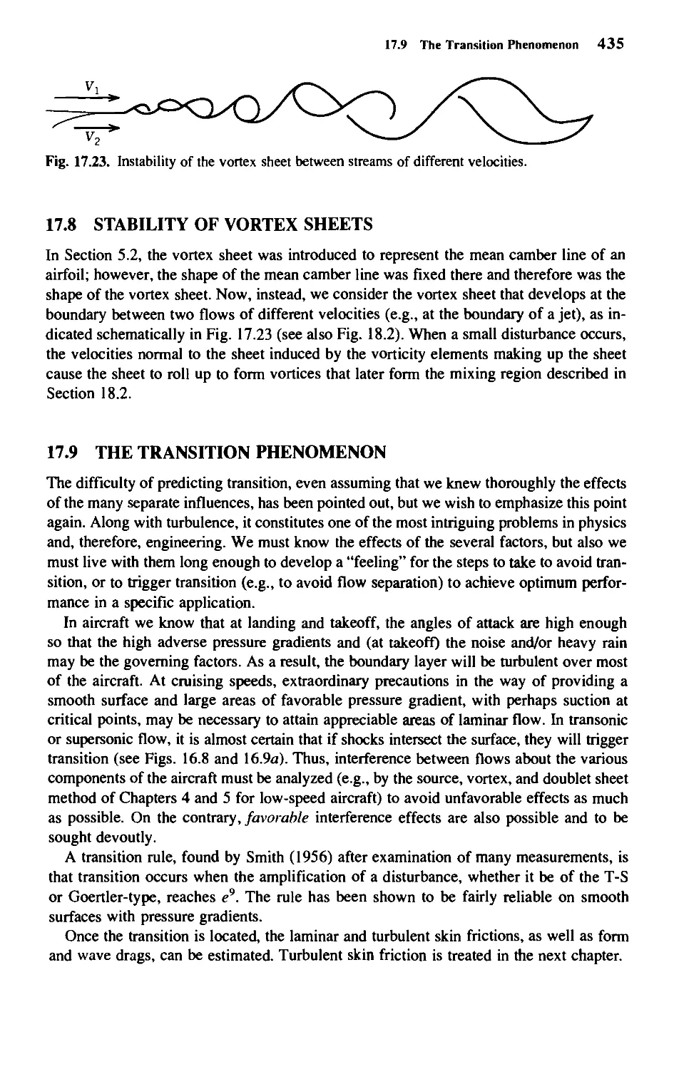 17.8 - Stability of Vortex Sheets
17.9 - The Transition Phenomenon