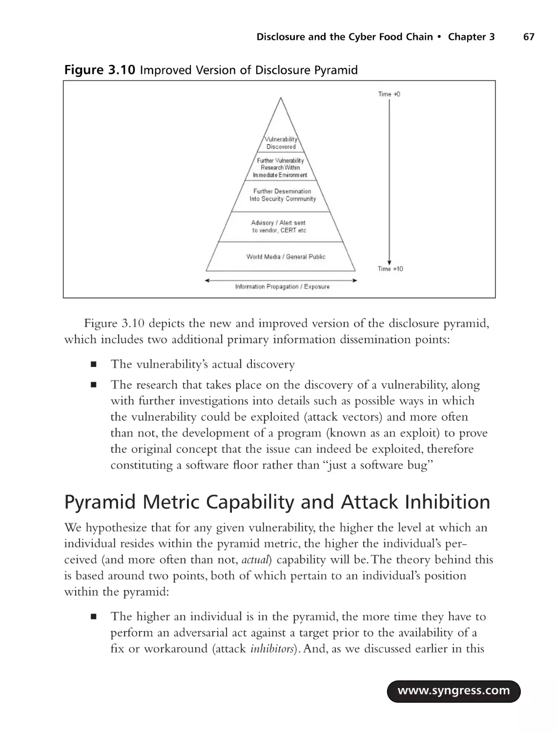 Pyramid Metric Capability and Attack Inhibition