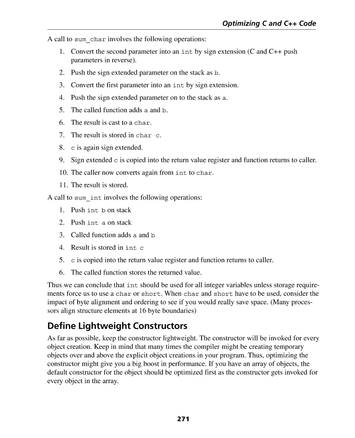 Define Lightweight Constructors