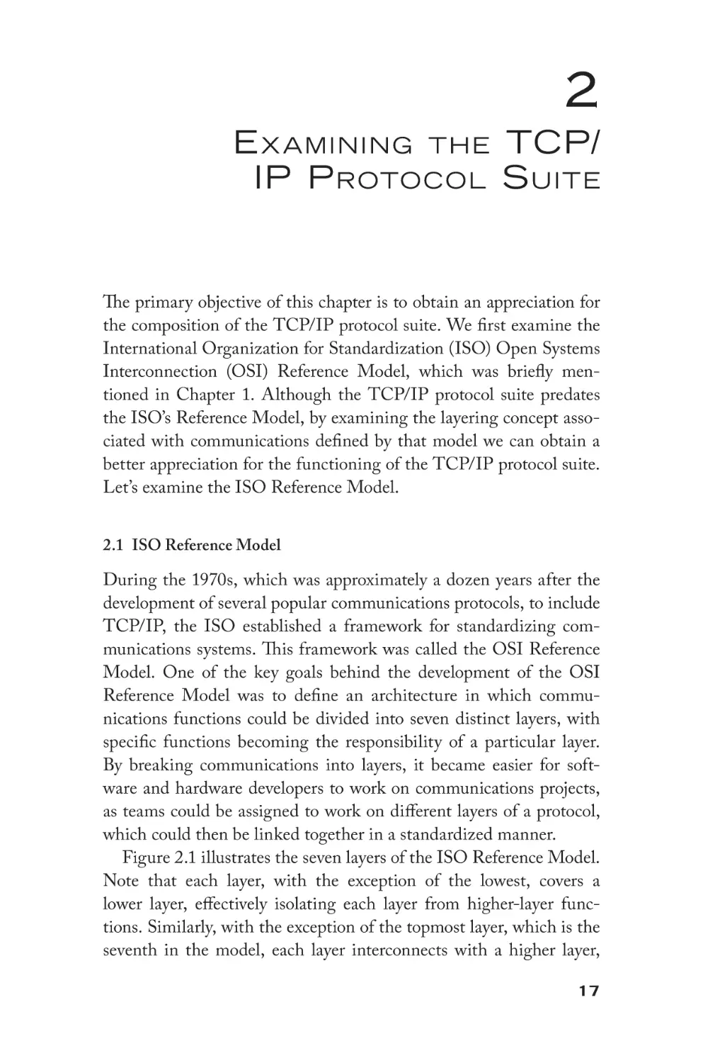 Chapter 2 - Examining the TCP/IP Protocol Suite