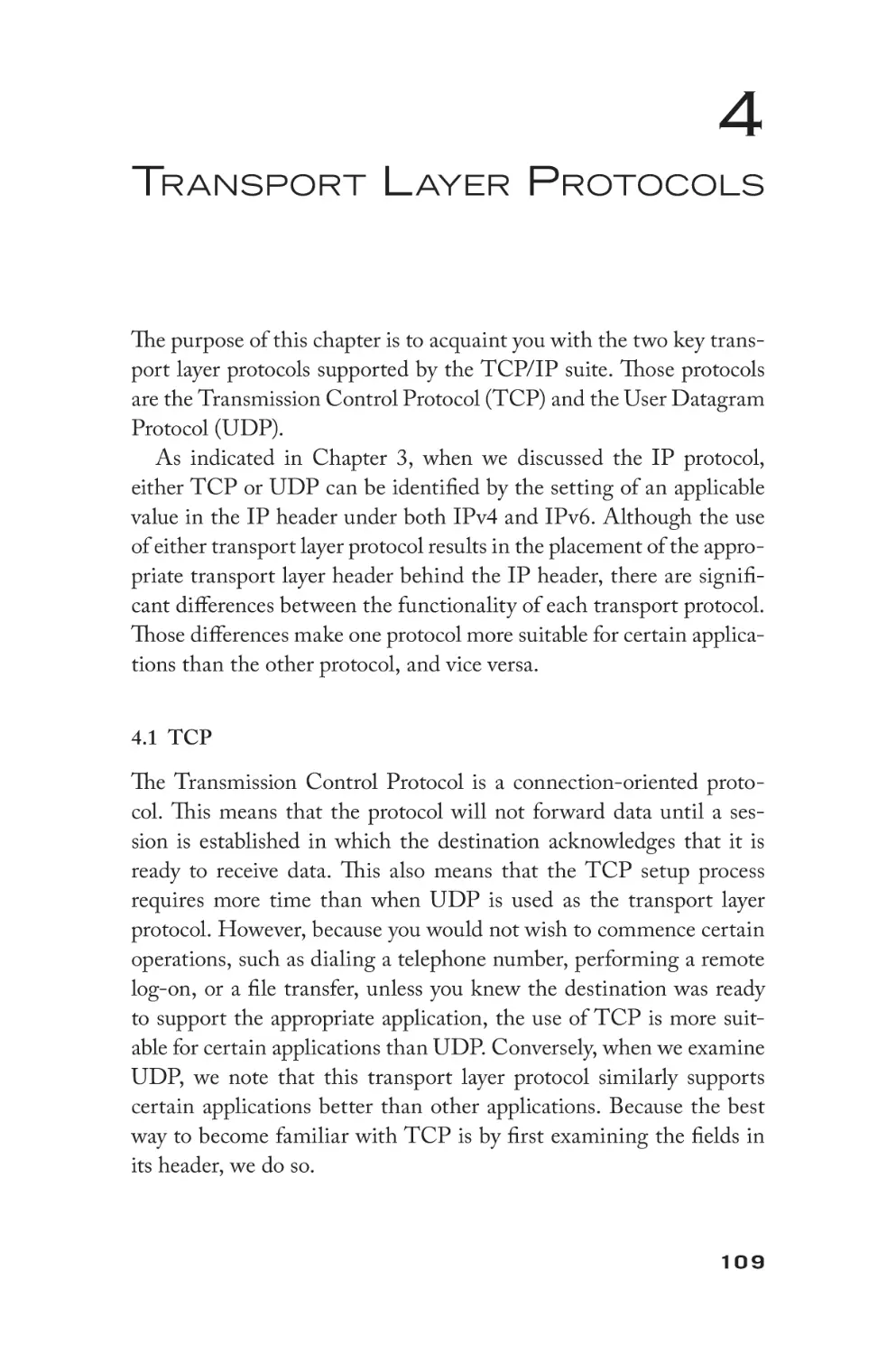 Chapter 4 - Transport Layer Protocols