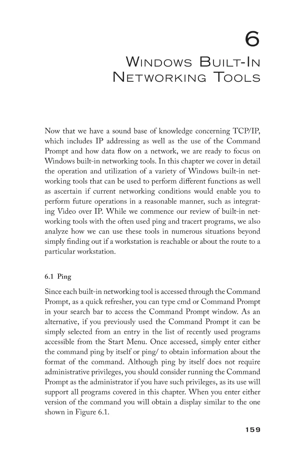 Chapter 6 - Windows Built-In Networking Tools