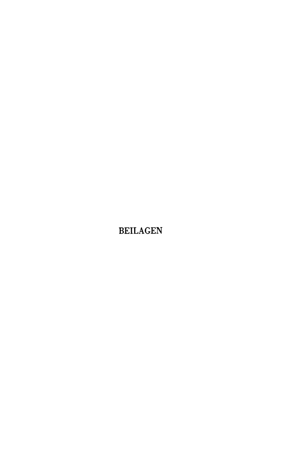 Beilagen