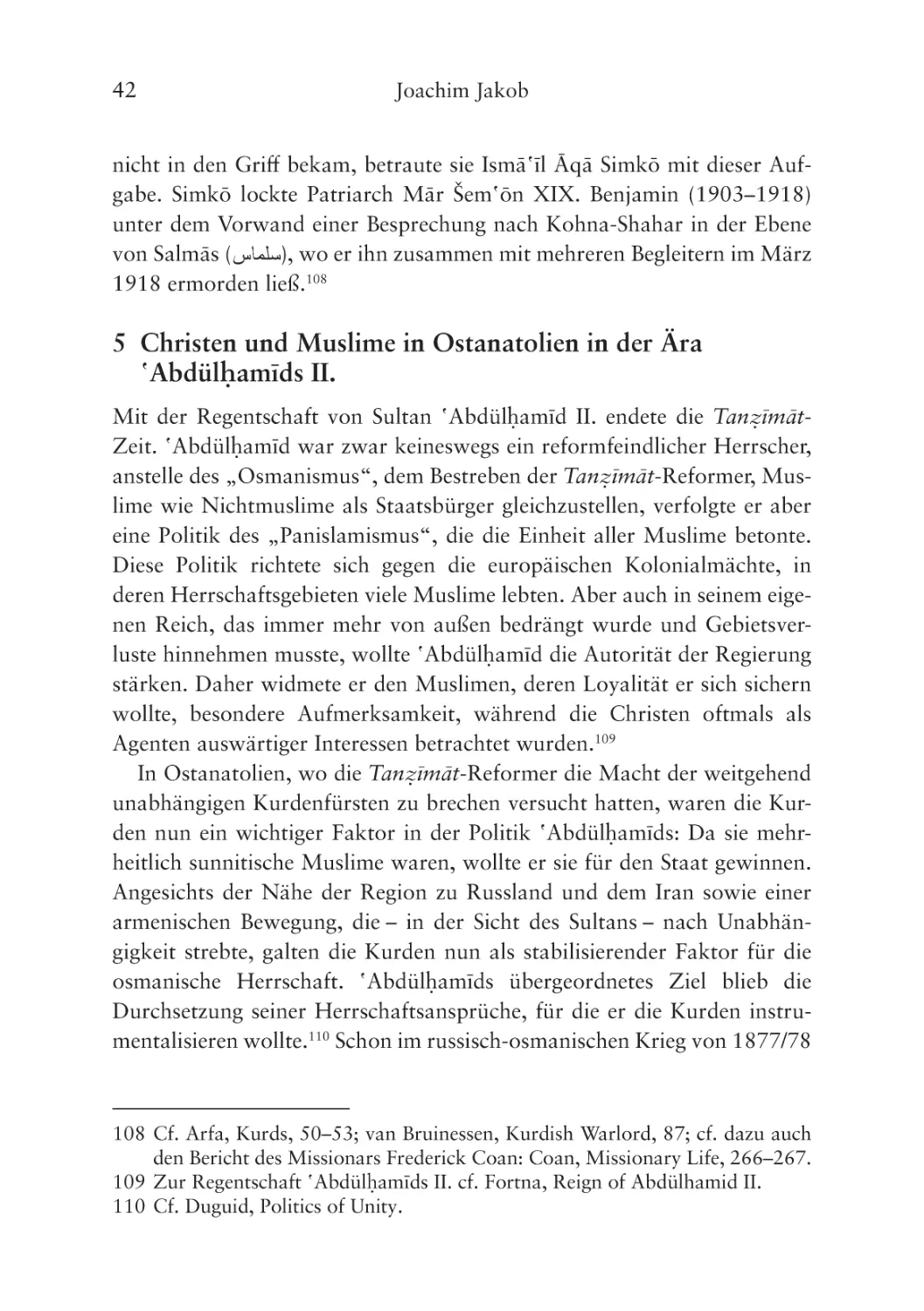 5 Christen und Muslime in Ostanatolien in der Ära ʽAbdülḥamīds II.