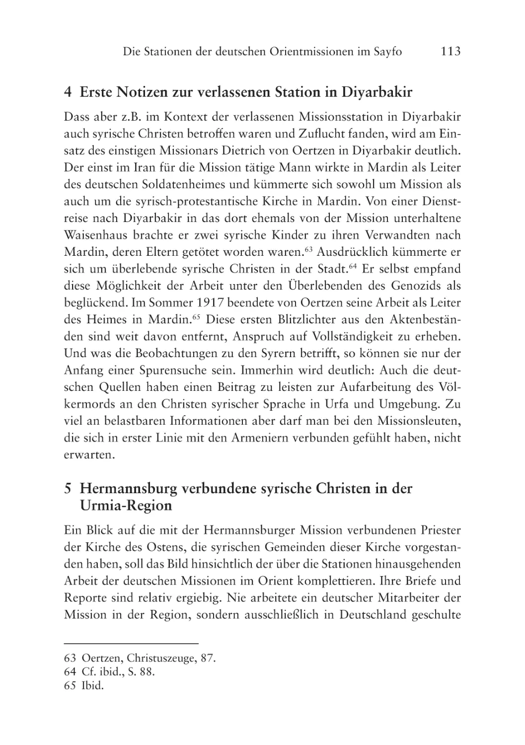 4 Erste Notizen zur verlassenen Station in Diyarbakir
5 Hermannsburg verbundene syrische Christen in der Urmia-Region