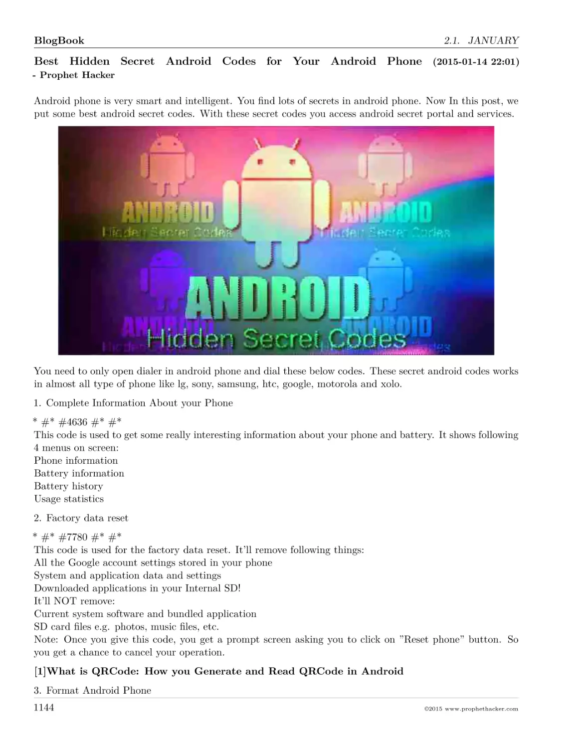 Best Hidden Secret Android Codes for Your Android Phone (2015-01-14 22