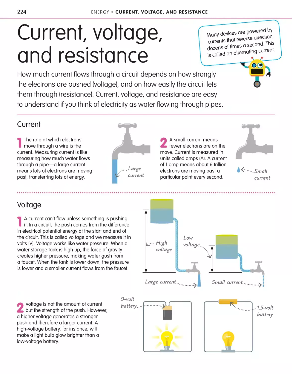 Current, voltage, and resistance 224