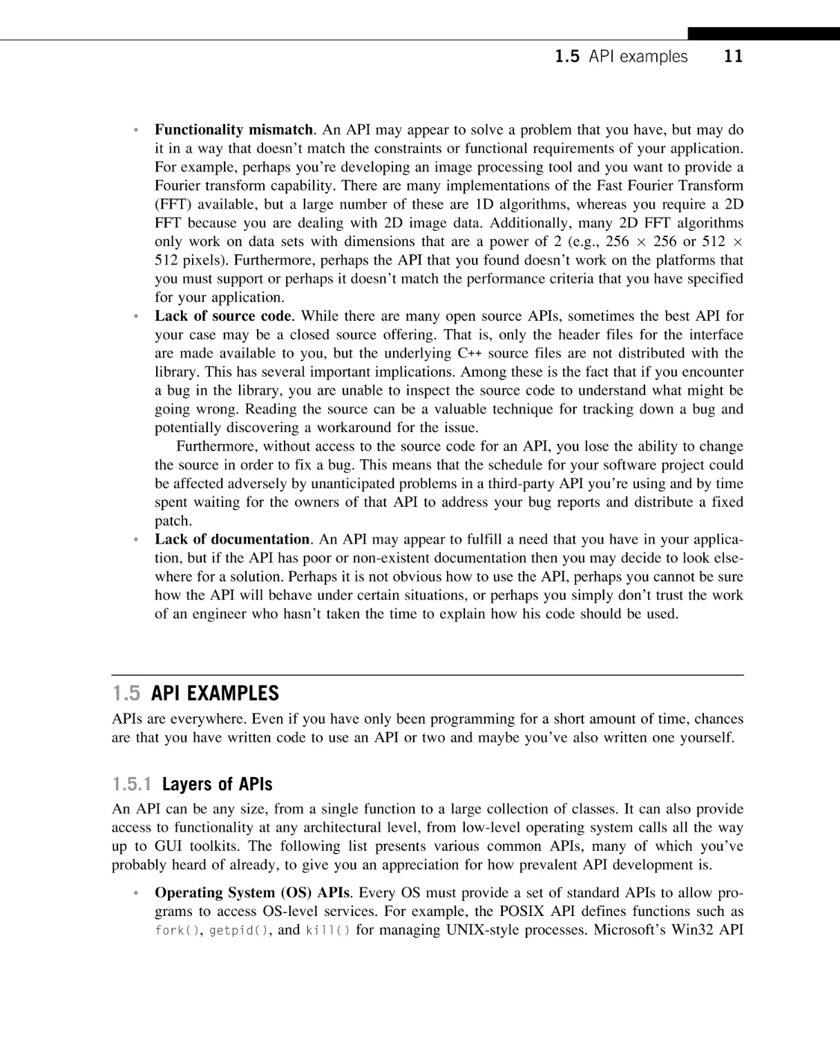 Api Examples
Layers of APIs