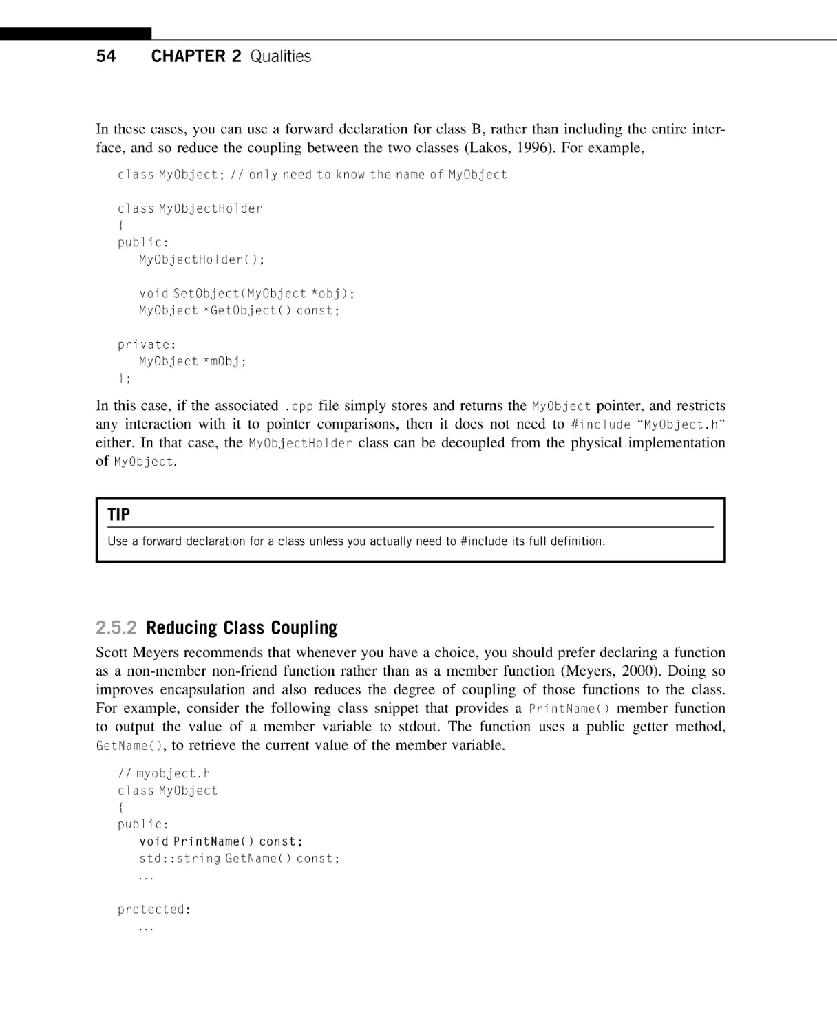 Reducing Class Coupling