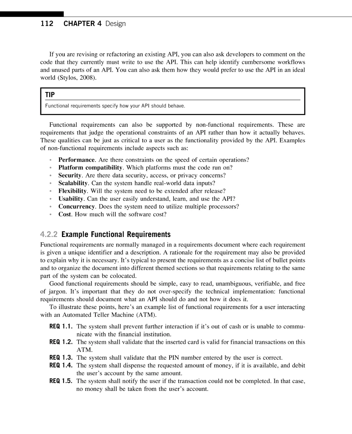 Example Functional Requirements
Qualities of a Good Test