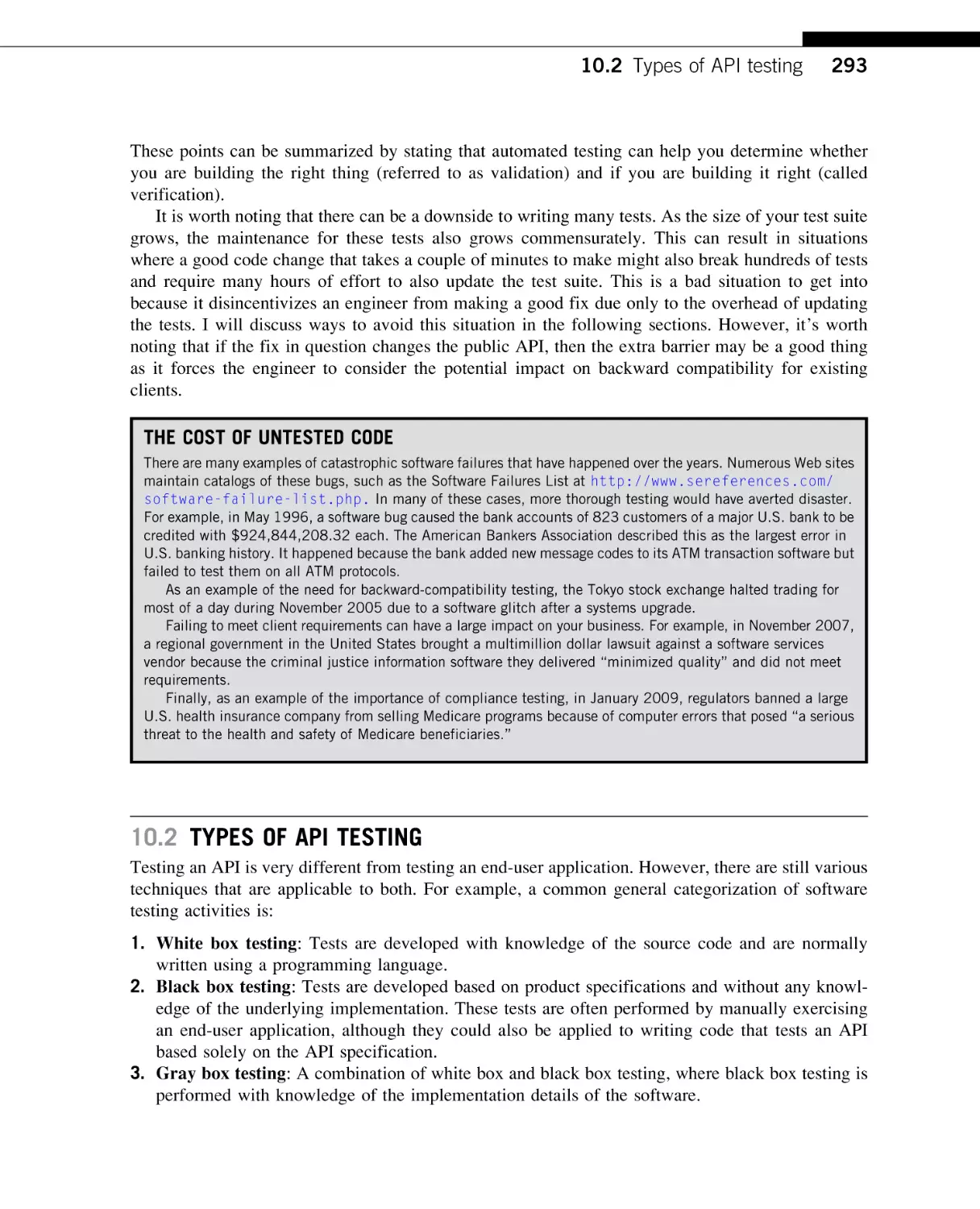 Types of Api Testing