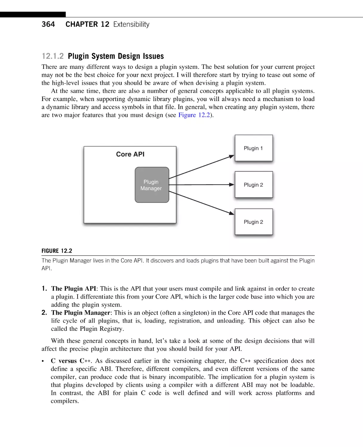 Plugin System Design Issues