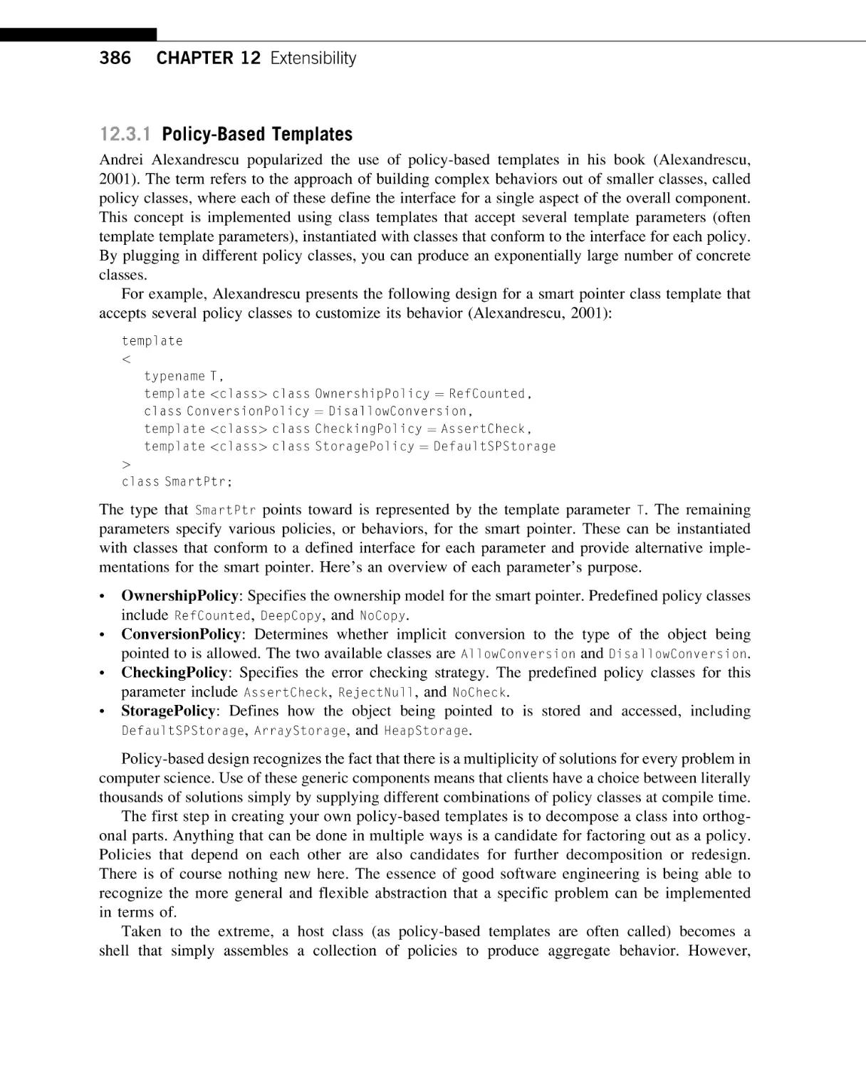 Policy-Based Templates