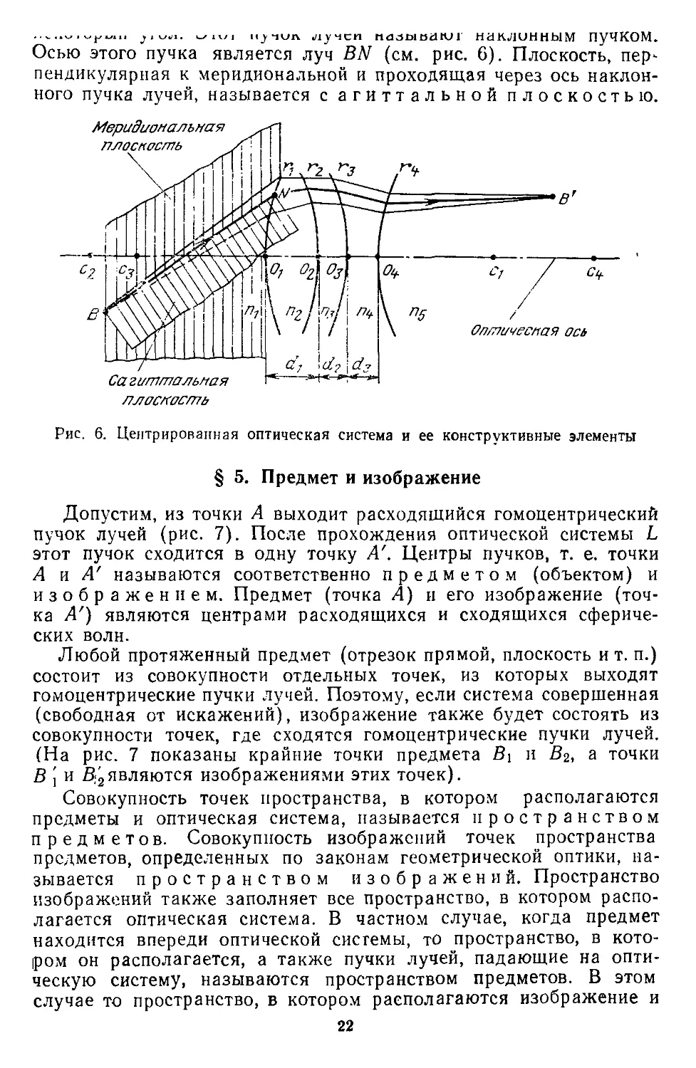 § 5. Предмет и изображение