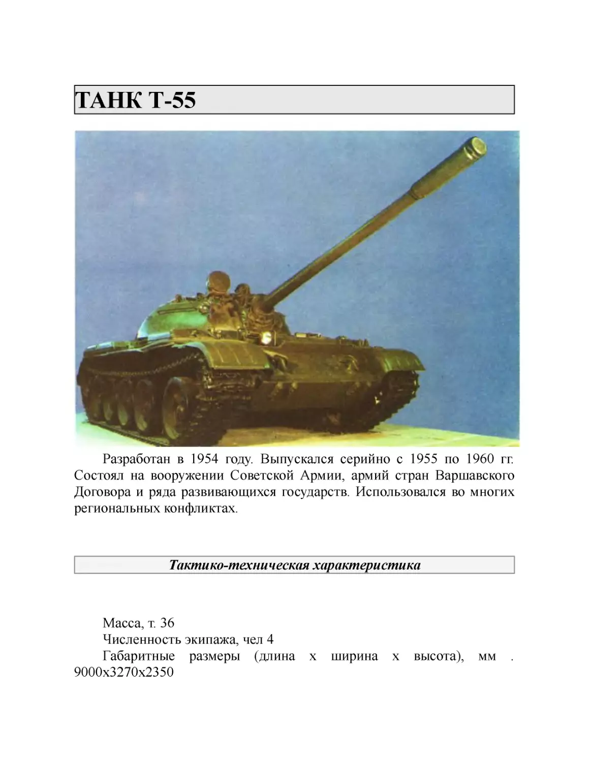ТАНК Т-55