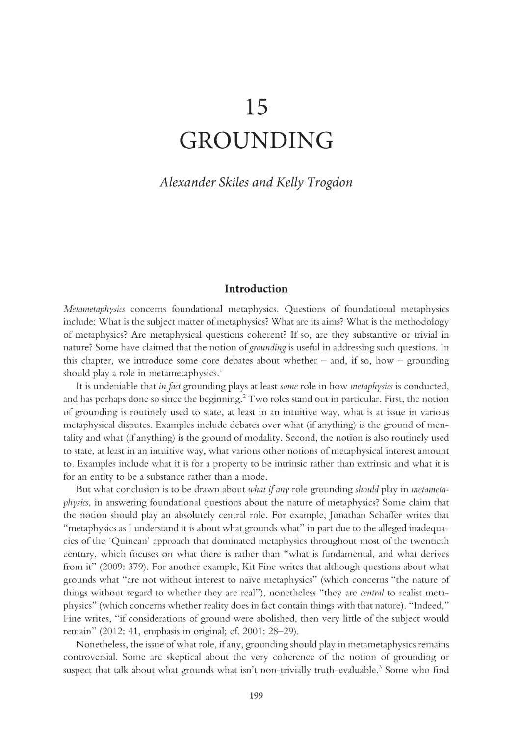 15 Grounding
Introduction