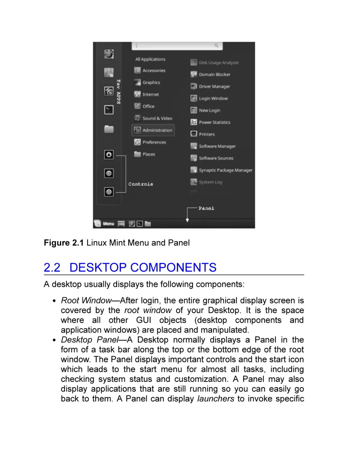 2.2 Desktop Components