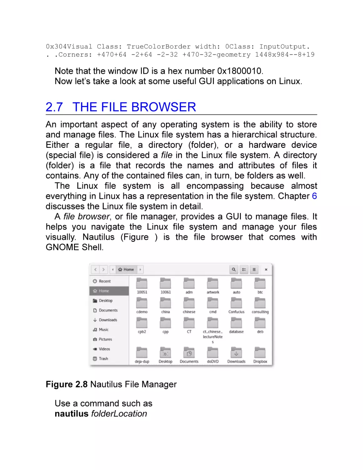 2.7 The File Browser