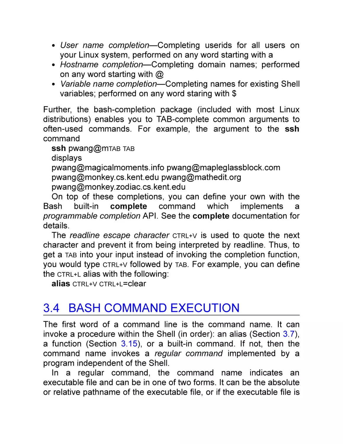 3.4 Bash Command Execution