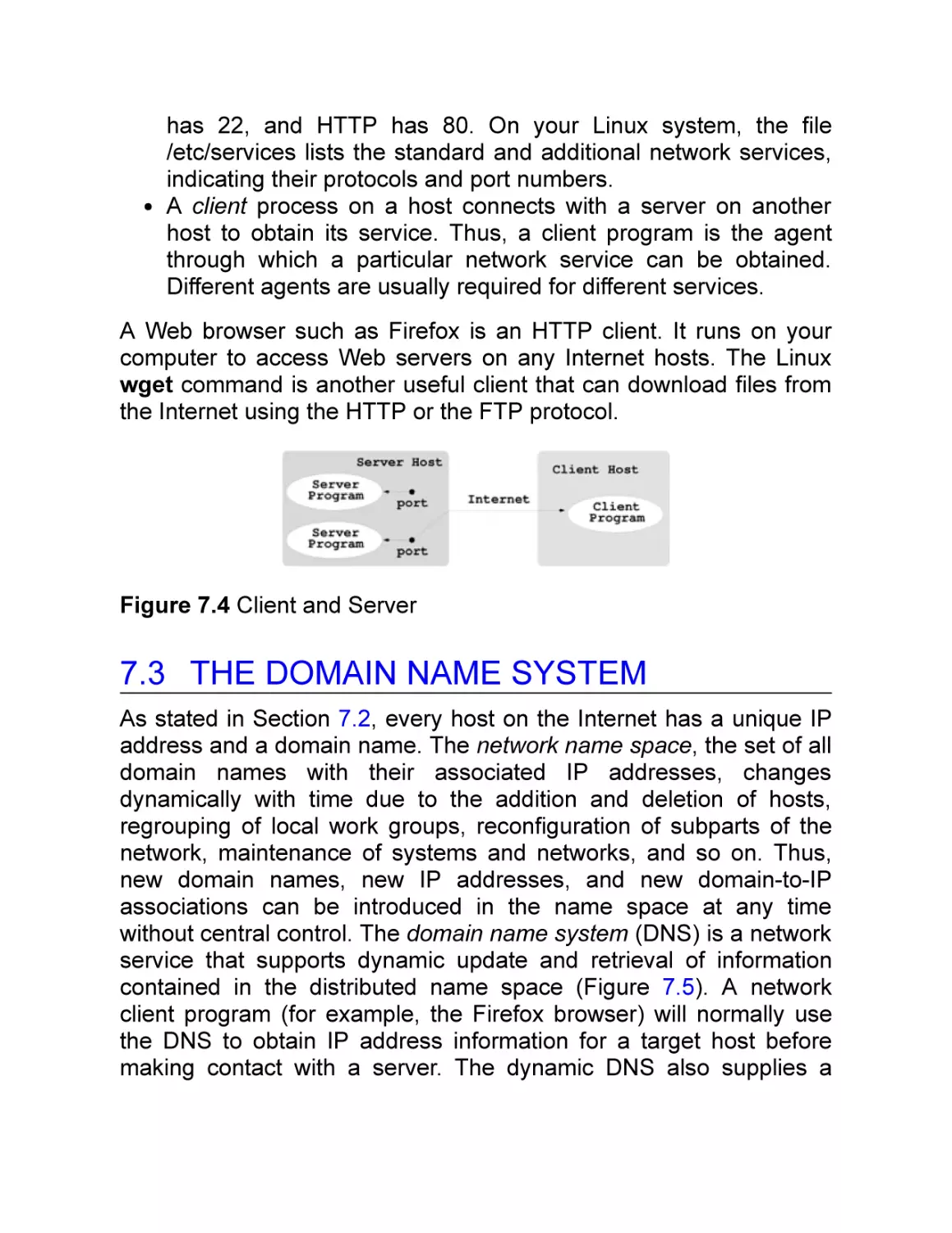 7.3 The Domain Name System