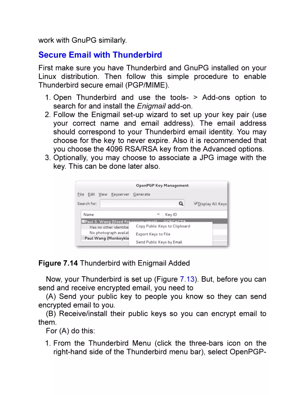Secure Email with Thunderbird