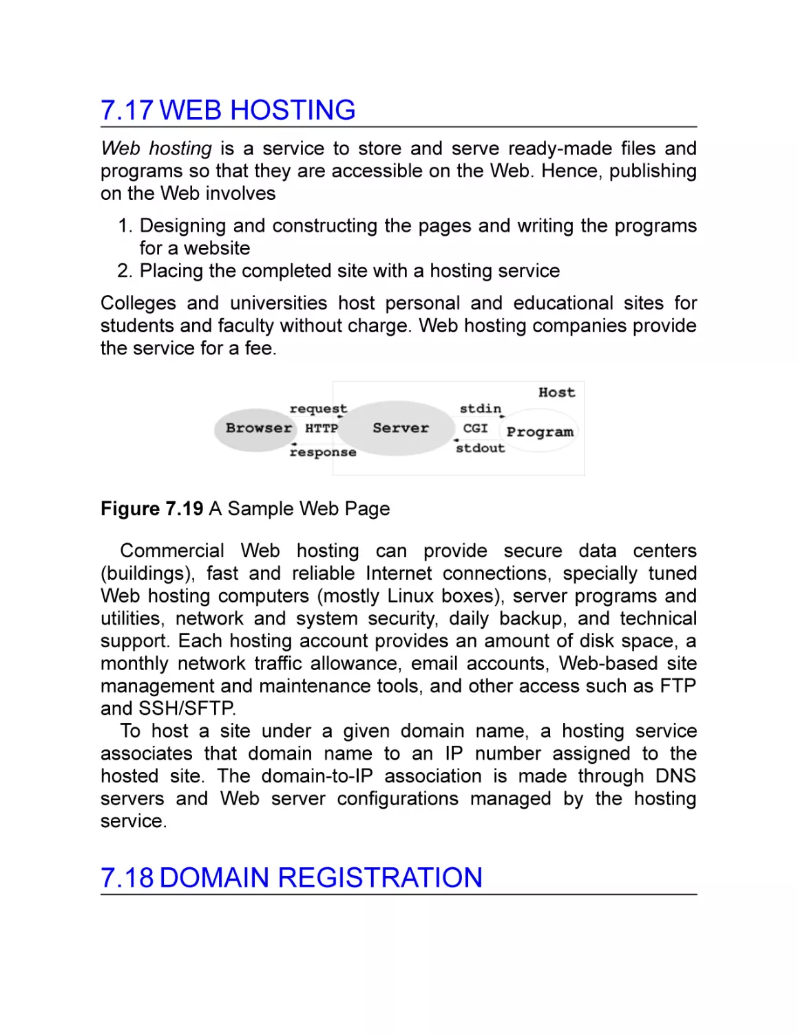 7.17 Web Hosting
7.18 Domain Registration