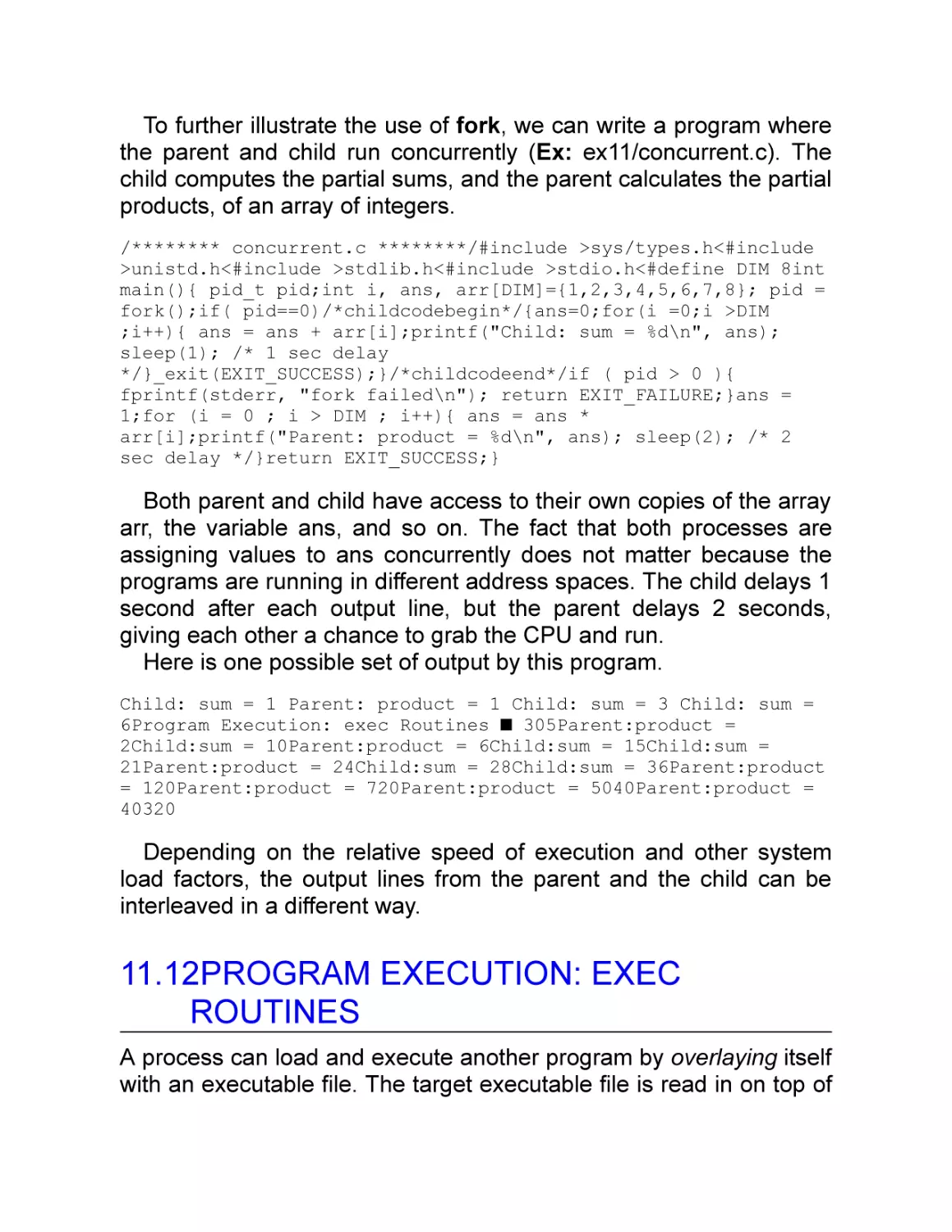 11.12 Program Execution