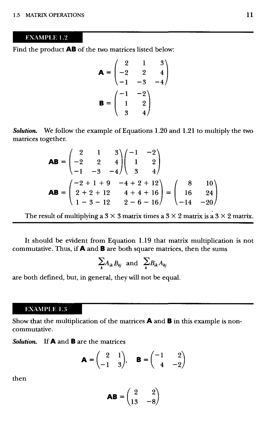 1.12 Vector Product of Two Vectors