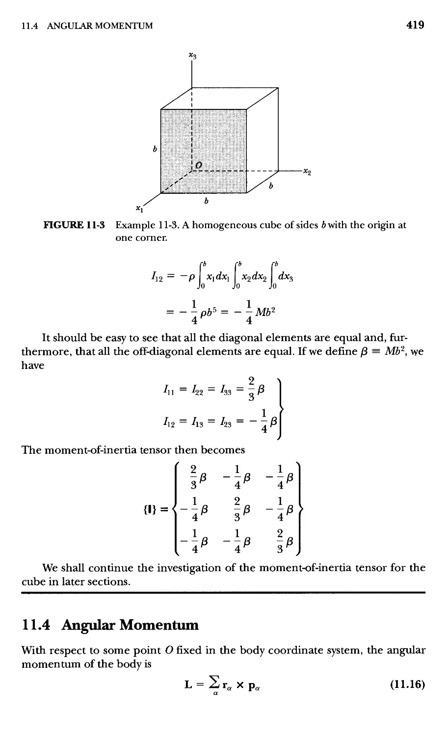 11.7 Further Properties of the Inertia Tensor