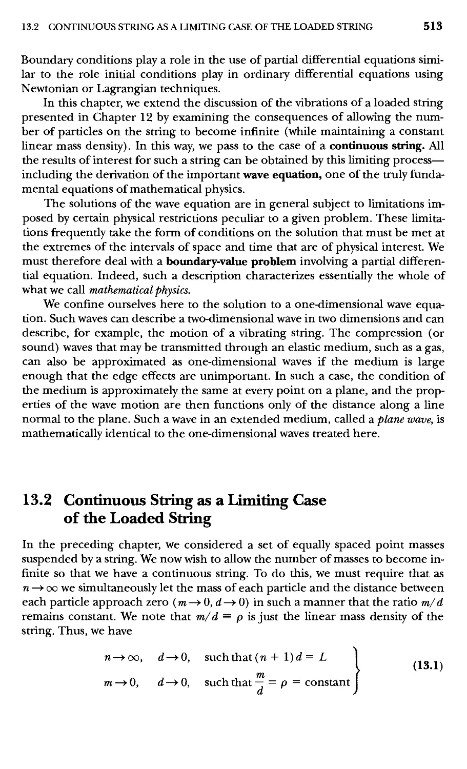 13.7 Separation of the Wave Equation