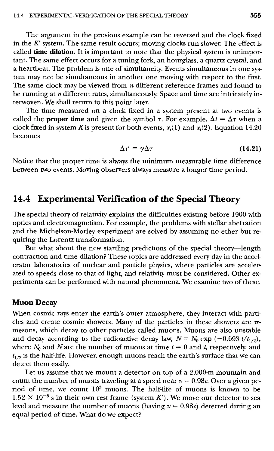 14.9 Spacetime and Four-Vectors