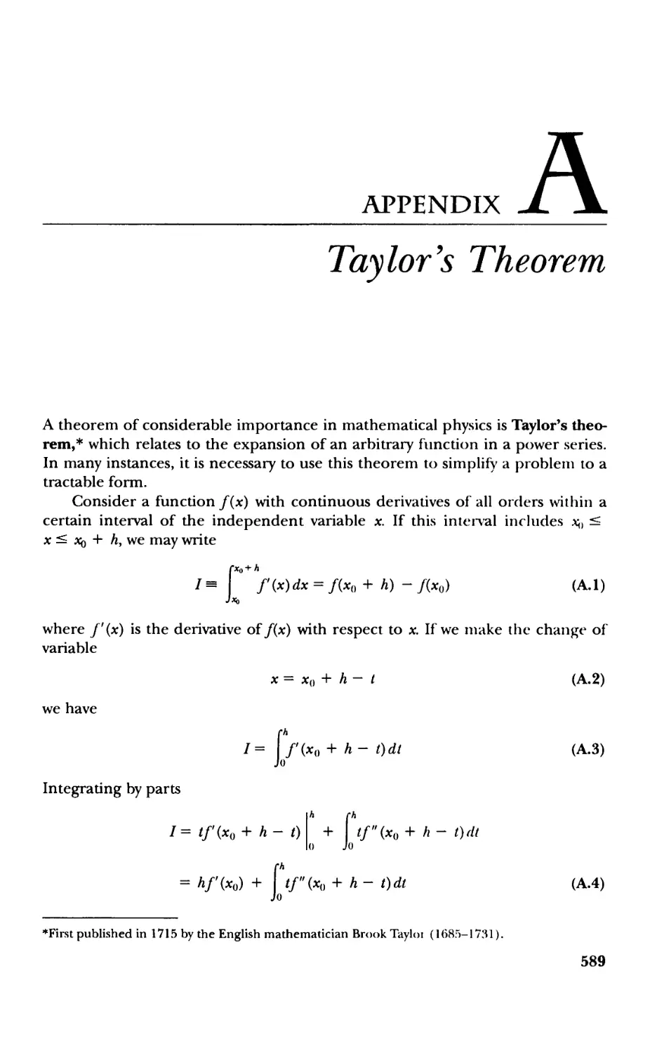 C.2 Linear Inhomogeneous Equations