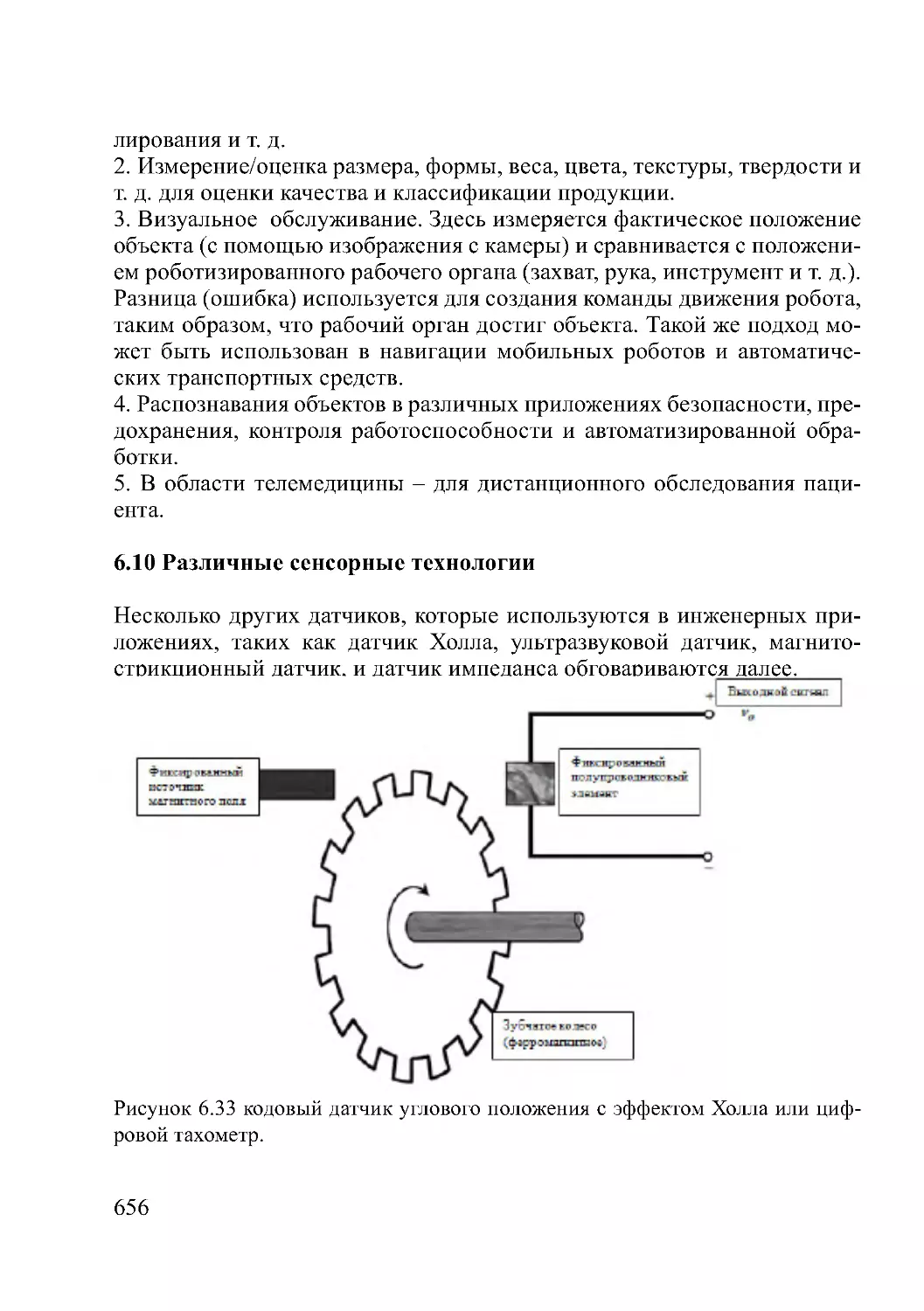 6.10 Различные сенсорные технологии