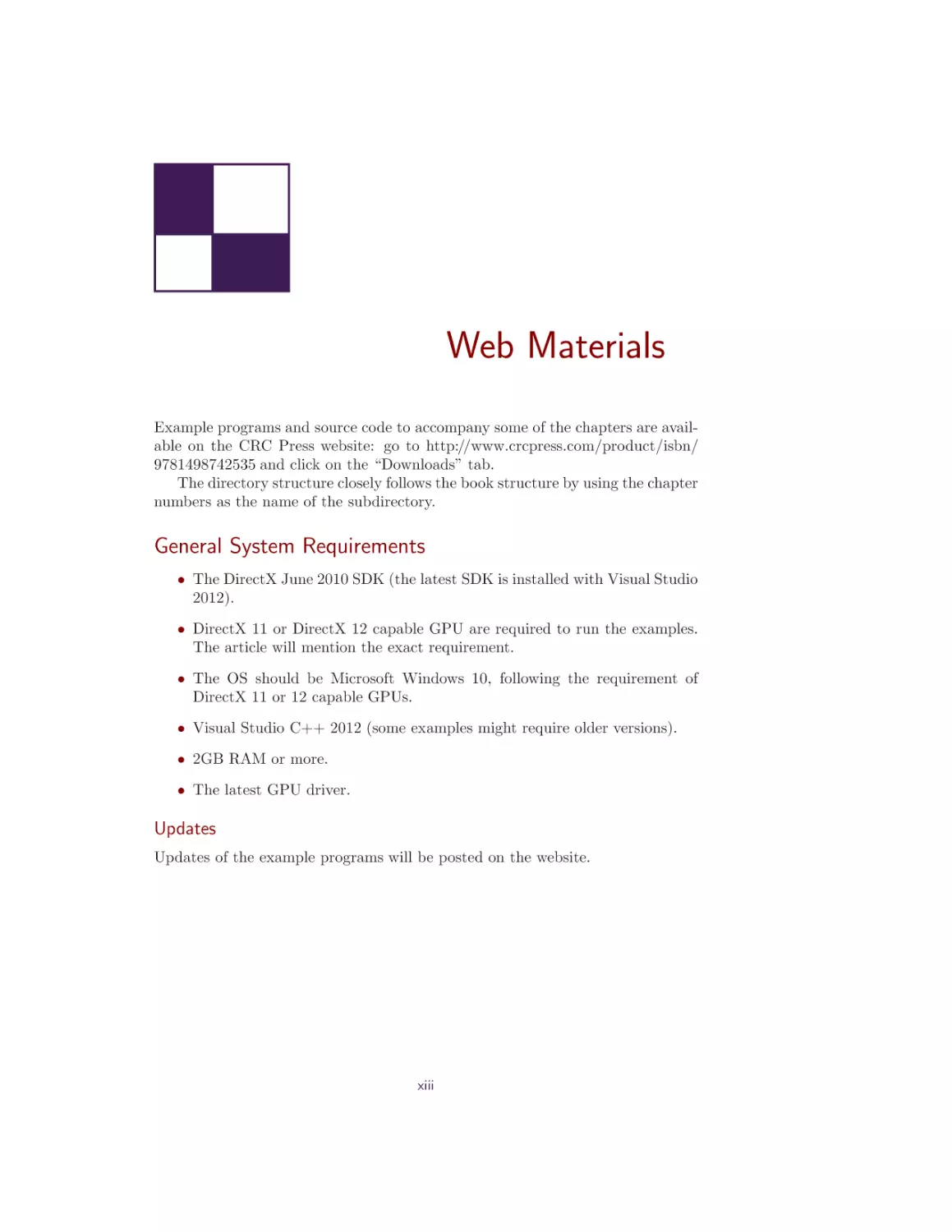 Web Materials