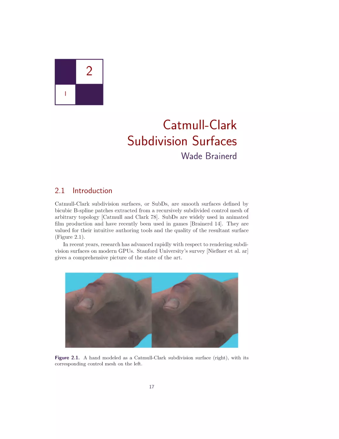 2. Catmull-Clark Subdivision Surfaces