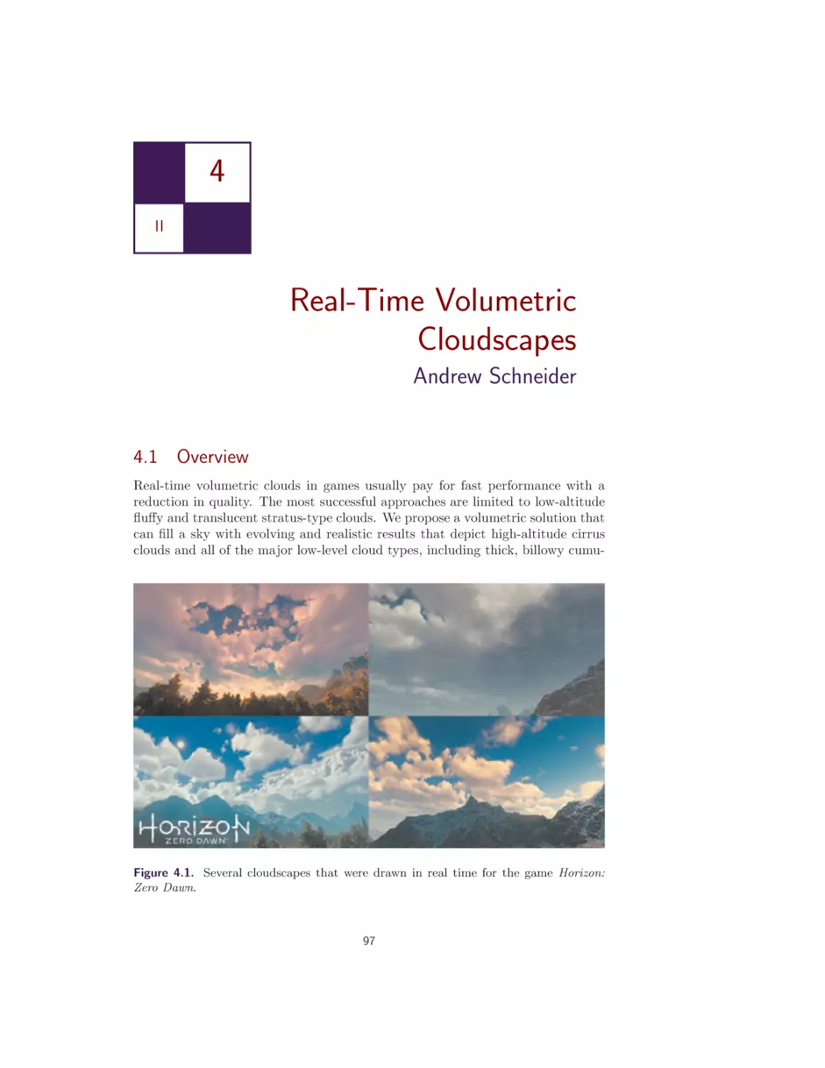 4. Real-Time Volumetric Cloudscapes
