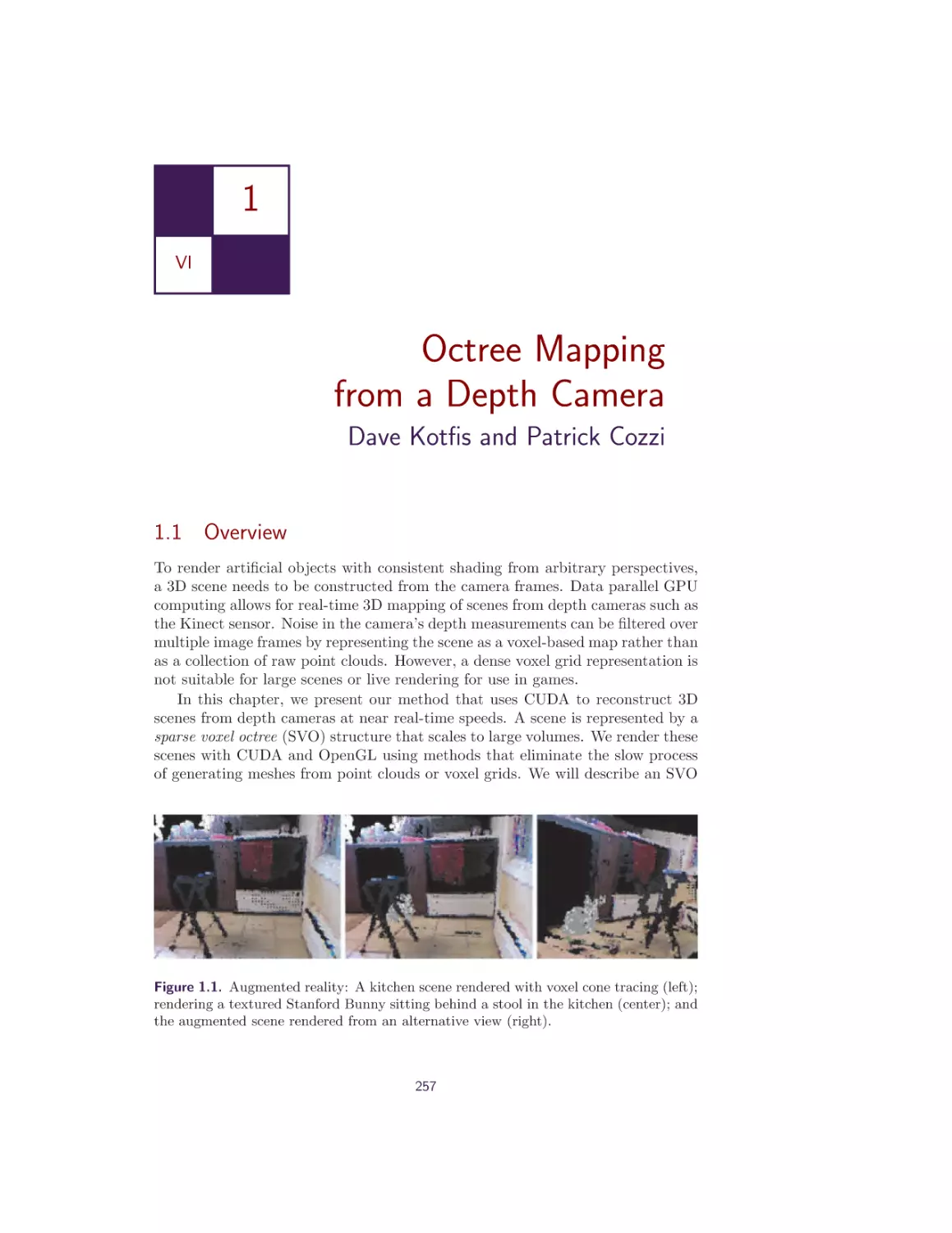 1. Octree Mapping from a Depth Camera