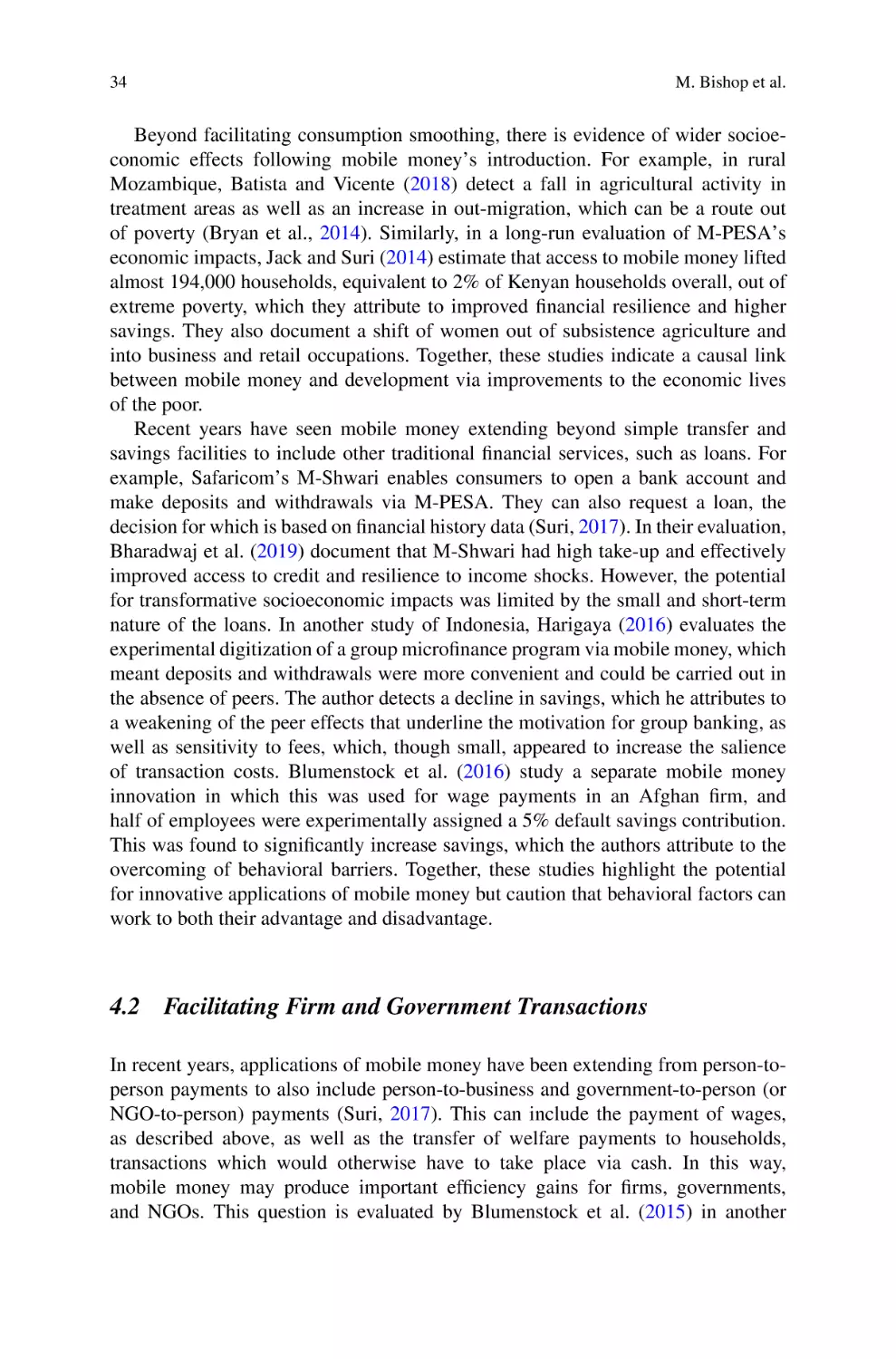 4.2 Facilitating Firm and Government Transactions