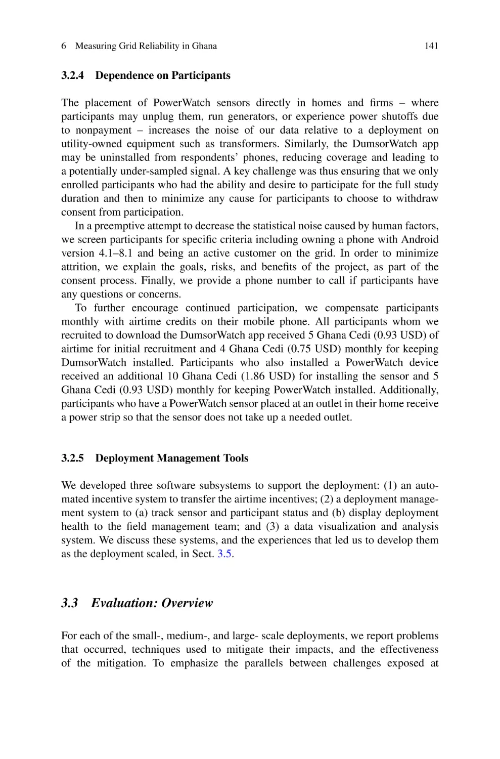 3.2.4 Dependence on Participants
3.2.5 Deployment Management Tools
3.3 Evaluation