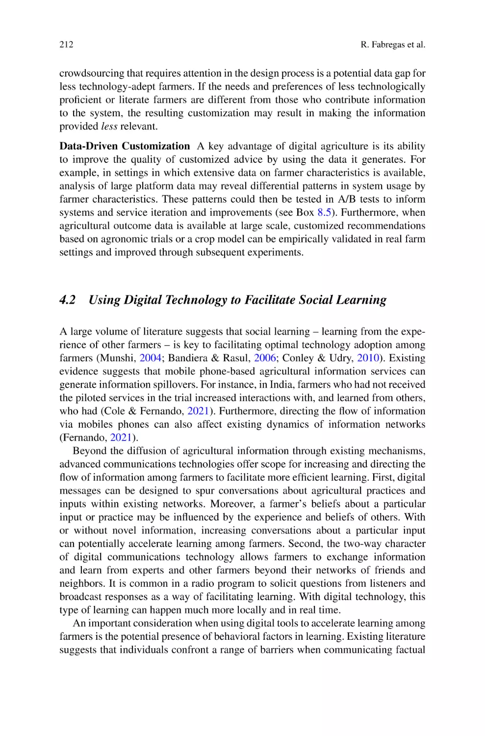 4.2 Using Digital Technology to Facilitate Social Learning