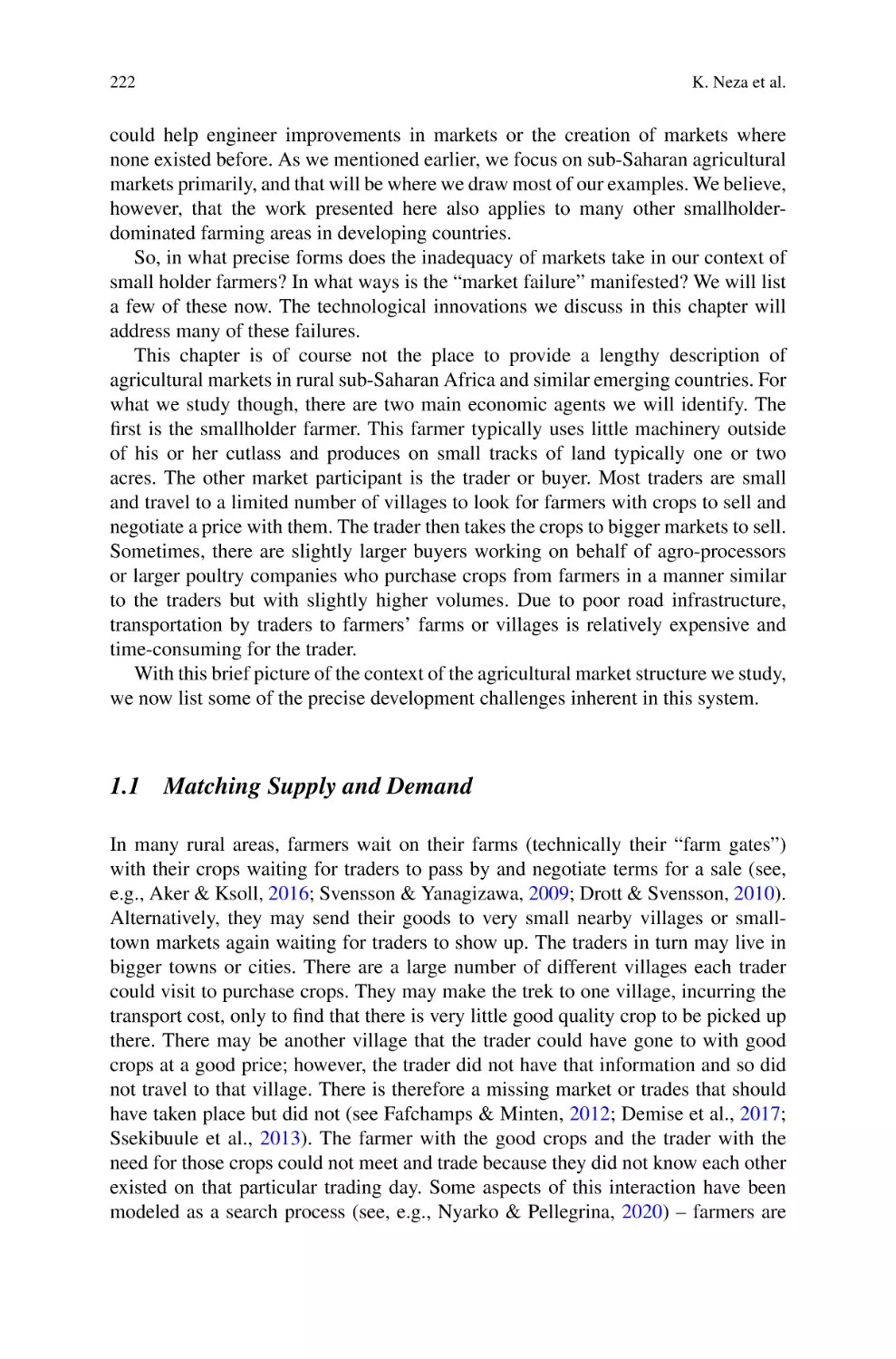 1.1 Matching Supply and Demand