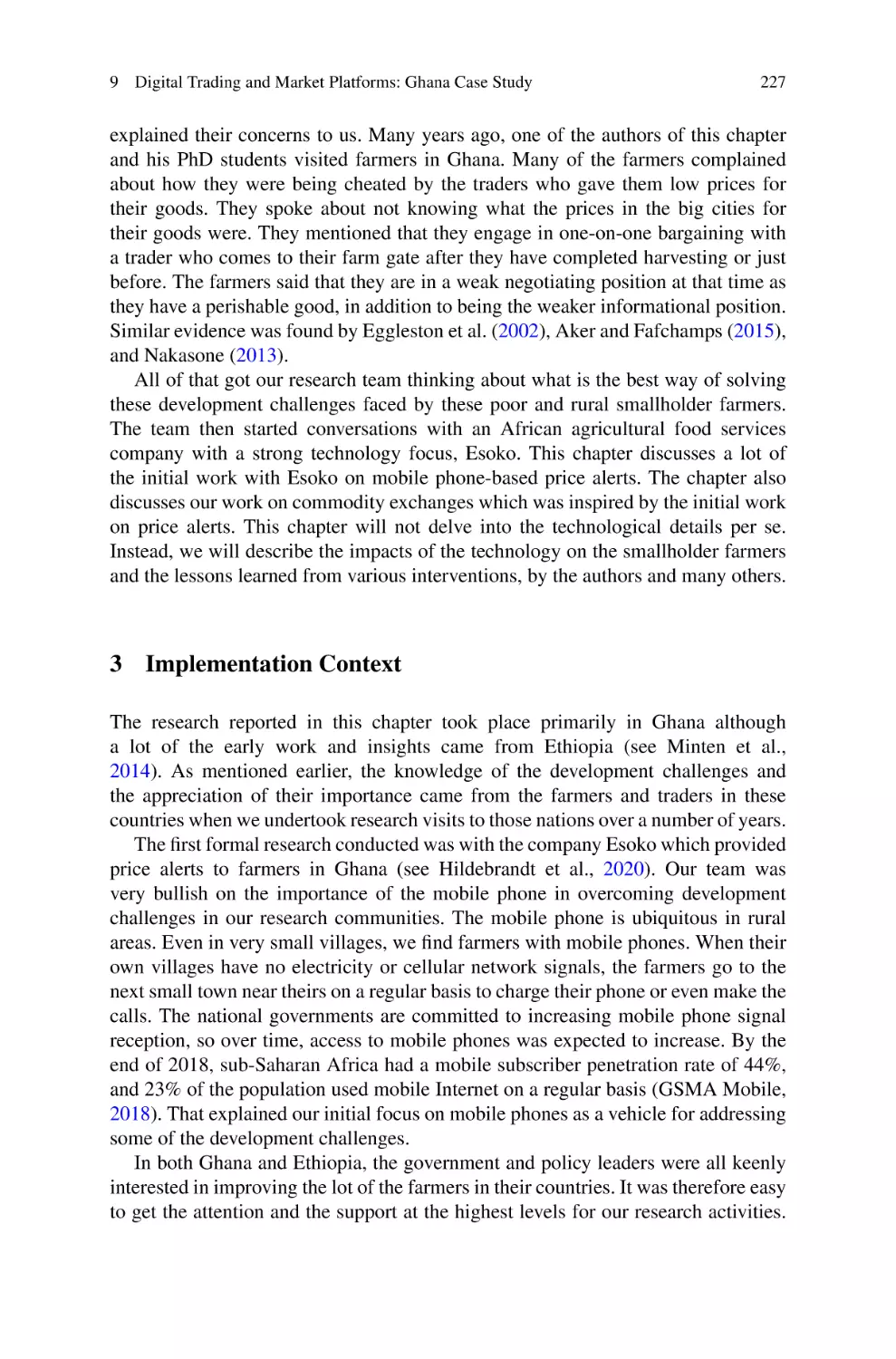 3 Implementation Context