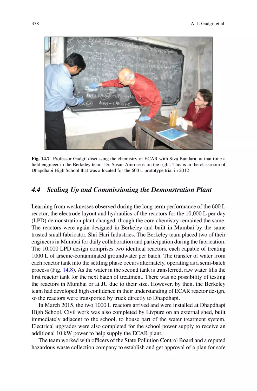 4.4 Scaling Up and Commissioning the Demonstration Plant