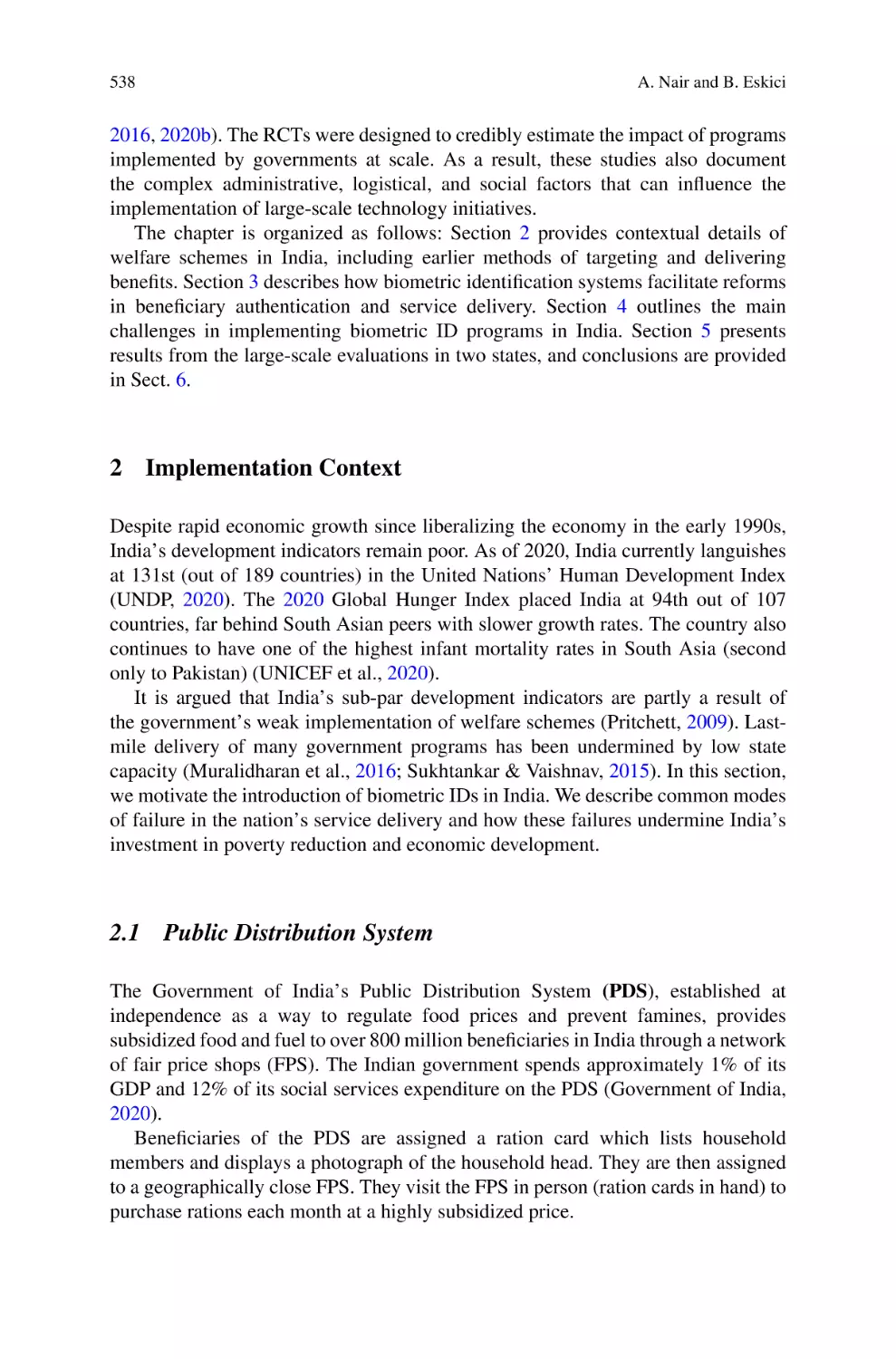 2 Implementation Context
2.1 Public Distribution System