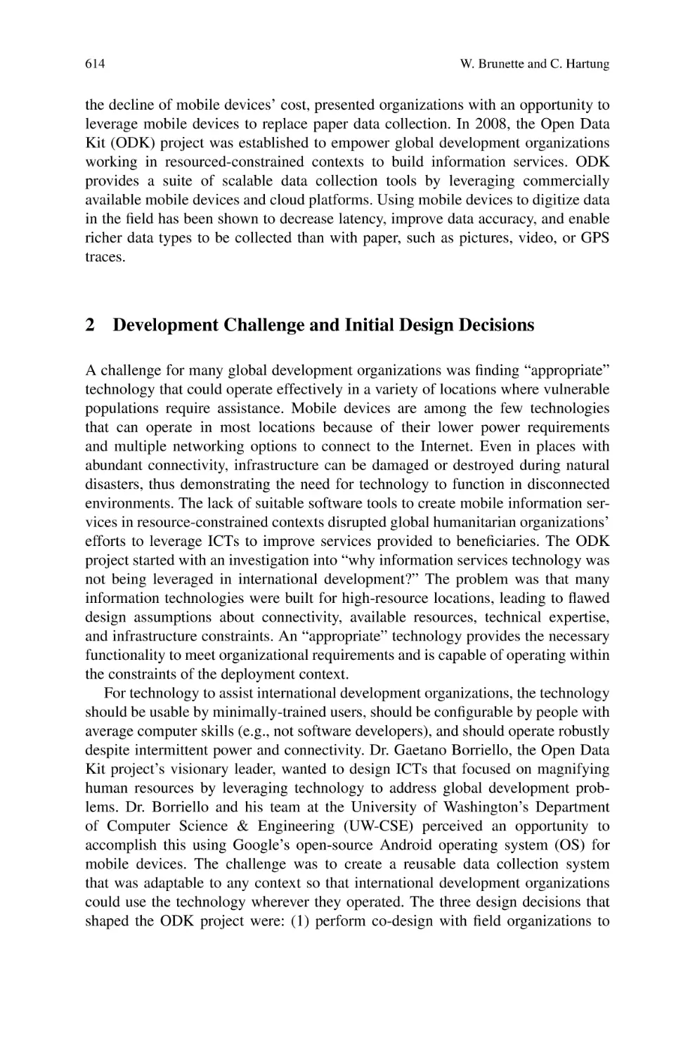 2 Development Challenge and Initial Design Decisions