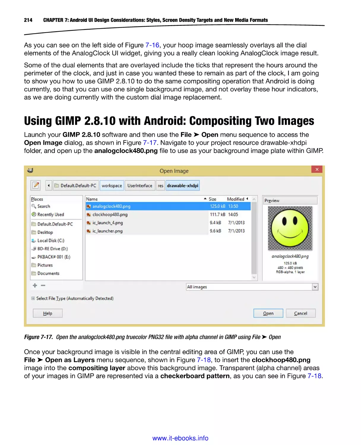 Using GIMP 2.8.10 with Android